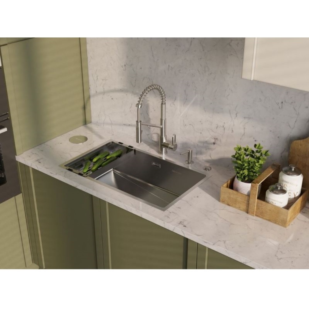 Мойка кухонная Omoikiri Taki Side правая 74 Графит 4993172 — изображение 2