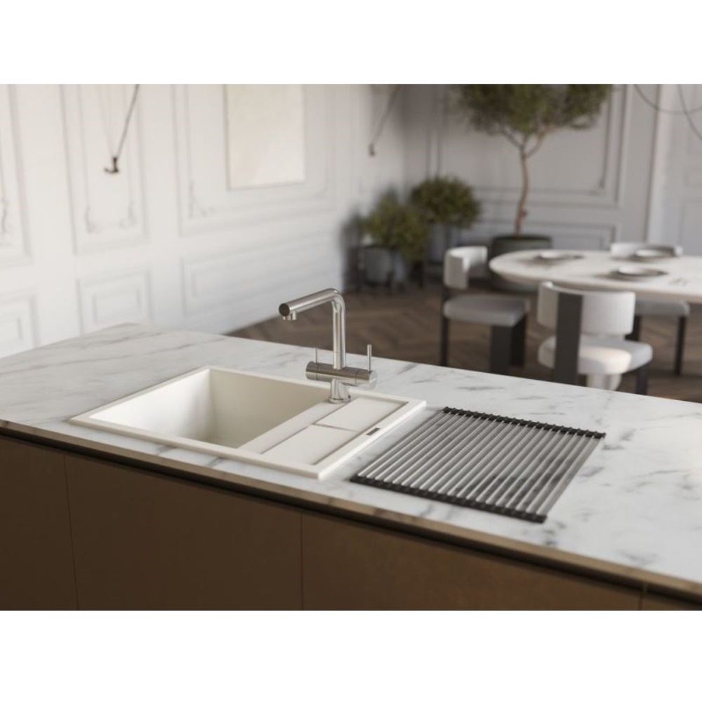 Мойка кухонная Omoikiri Sumi 65 Белый матовый 4993861 — изображение 3