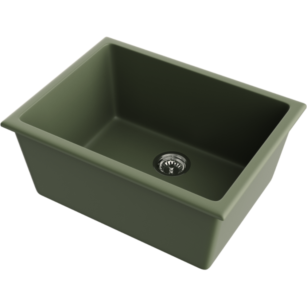 Мойка кухонная Omoikiri Okinoshima 61 Оливковый 4997064 — изображение 2